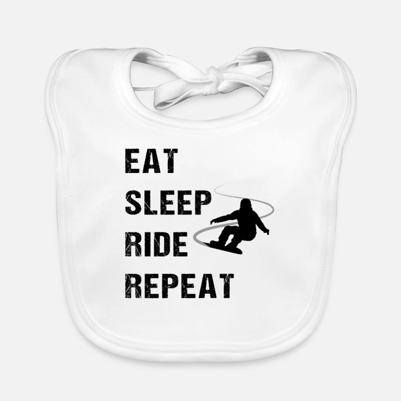 Boarder Rhythm - Gift Organic Baby Bibs