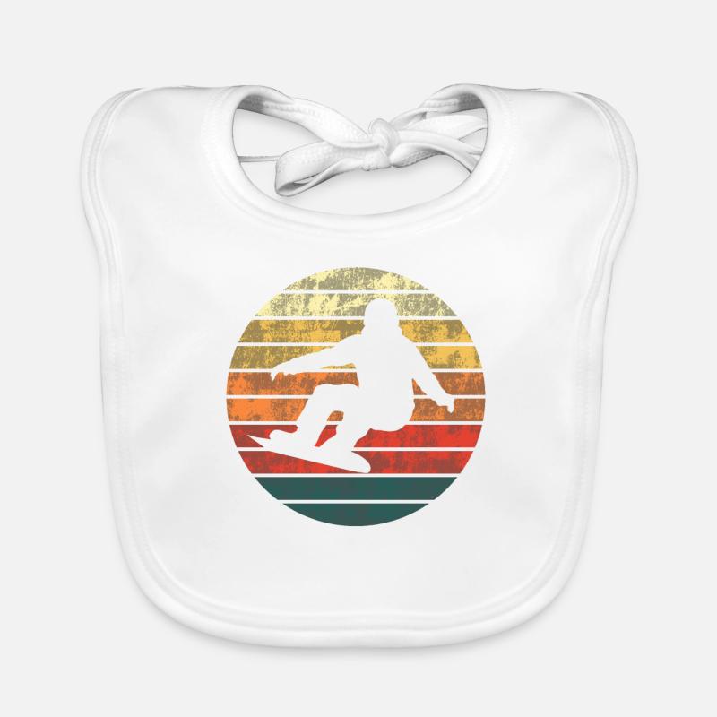 Boarding - Winter Dream Organic Baby Bibs