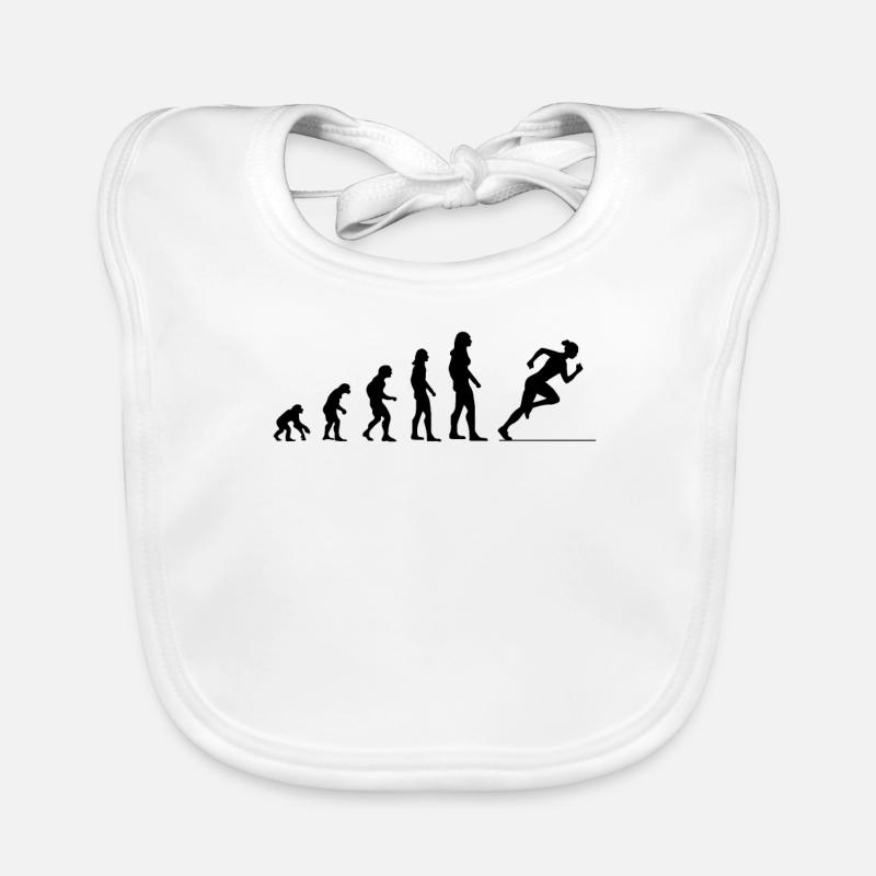 Evolutionslauf – Schneller als Gestern Baby Bio-Lätzchen