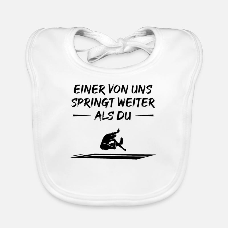 Weitsprung Herausforderer Elite - Geschenk Baby Bio-Lätzchen