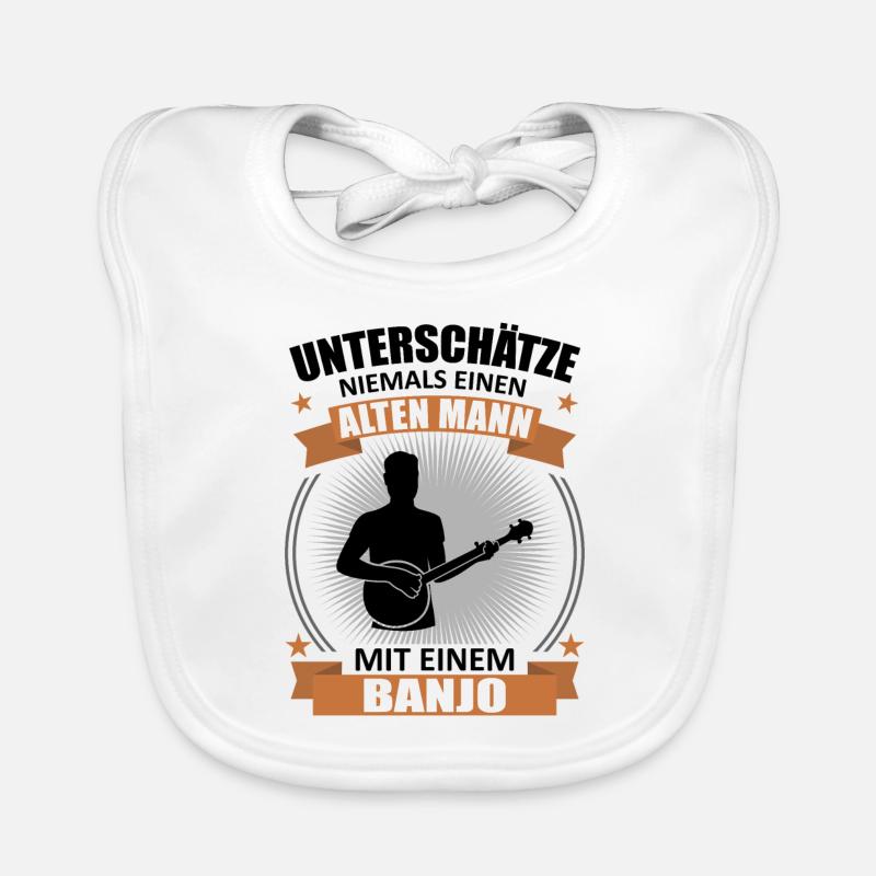 Age Wisdom Banjo - Gift with Experience Organic Baby Bibs