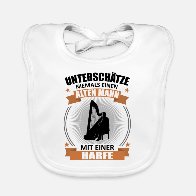 Arpa Saggezza Età Potere Regalo Bavaglino ecologico per neonato