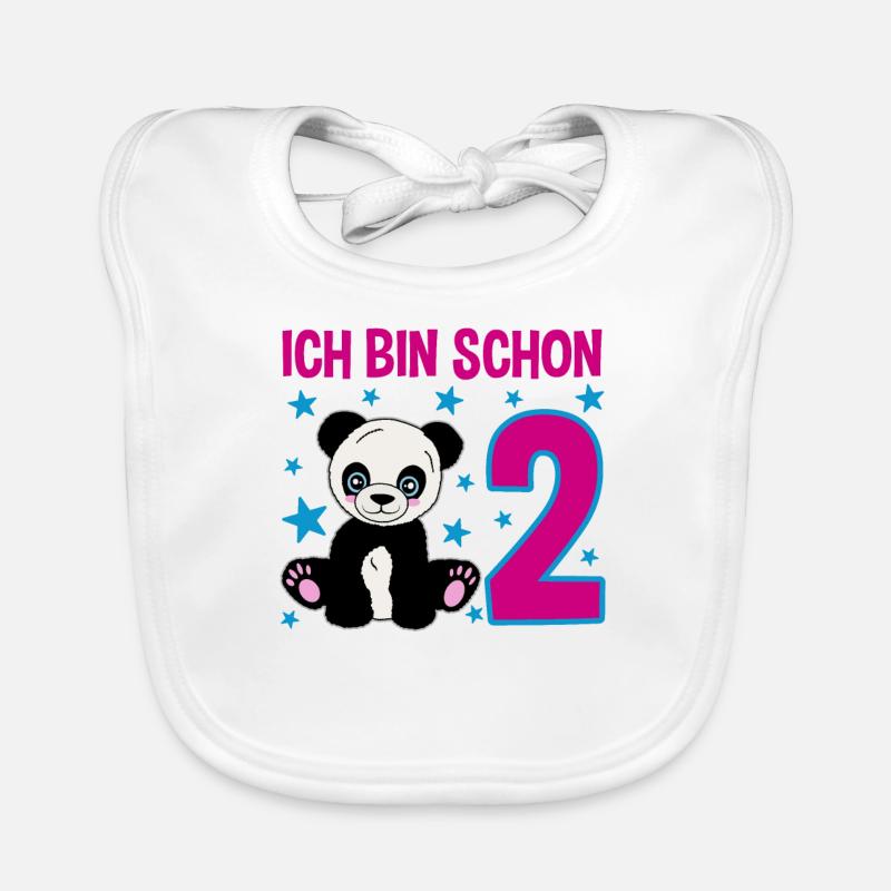Panda Miracle - Deux ans de bonheur Bavoir bio Bébé
