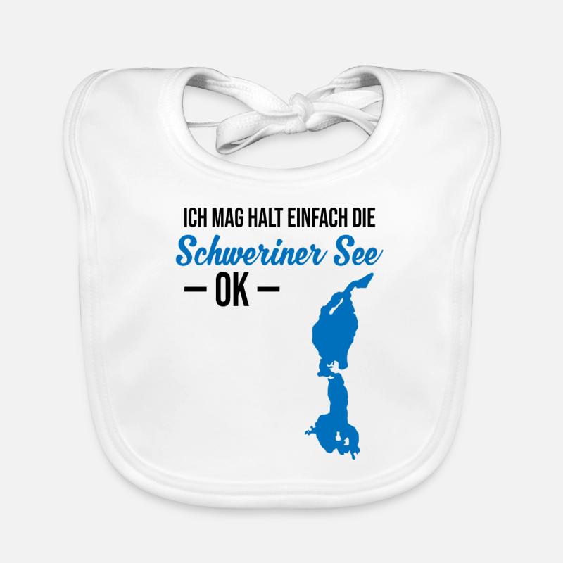 Einfach Schweriner See Liebe Baby Bio-Lätzchen
