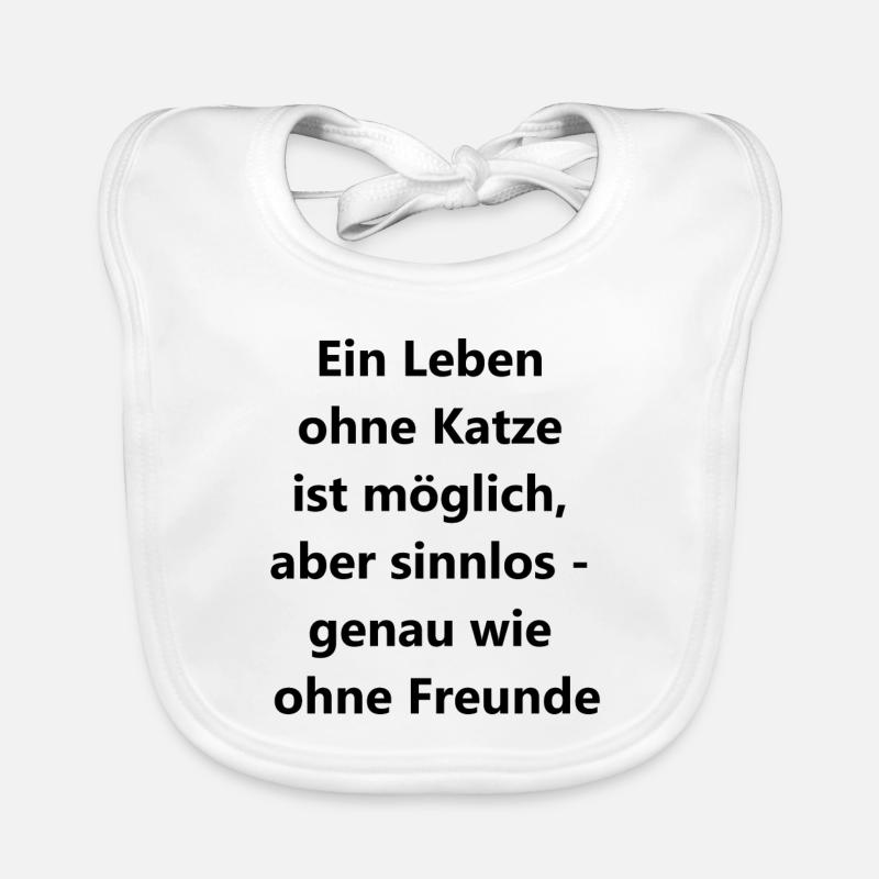 Cat Lover Gift Organic Baby Bibs