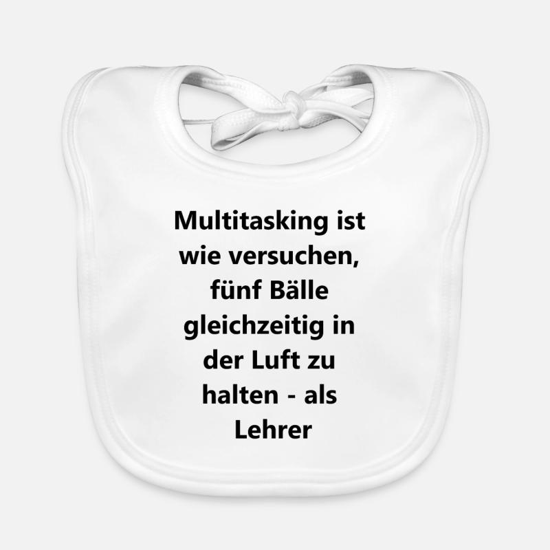 Lehrergeschenk Baby Bio-Lätzchen