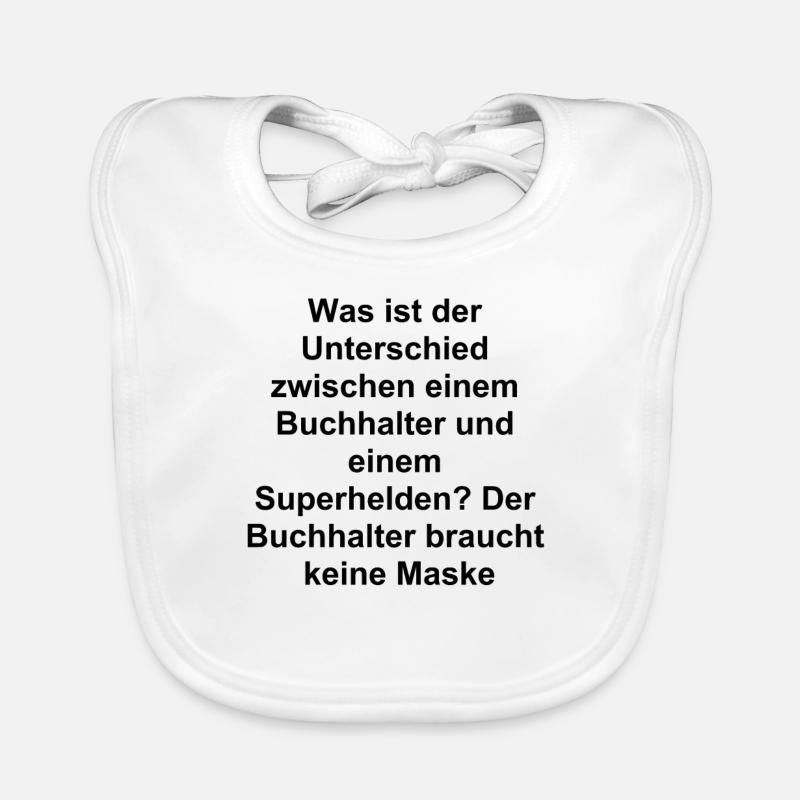 Buchhalter Helden Geschenk Baby Bio-Lätzchen