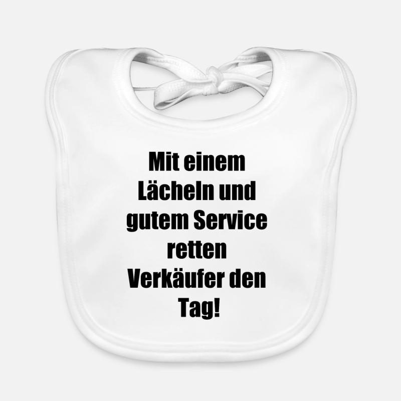 Superhelden-Verkäufer Geschenk Baby Bio-Lätzchen