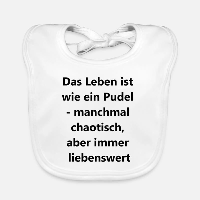 Don caniche Bavoir bio Bébé