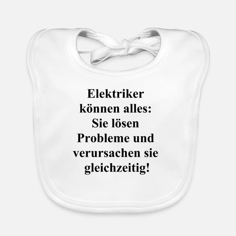 Multitasking Electrician Gift Organic Baby Bibs