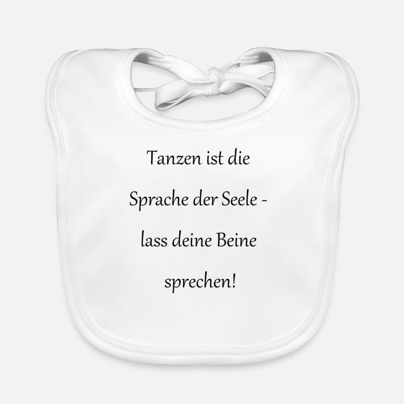 Sprich mit deinem Tanzgeschenk Baby Bio-Lätzchen