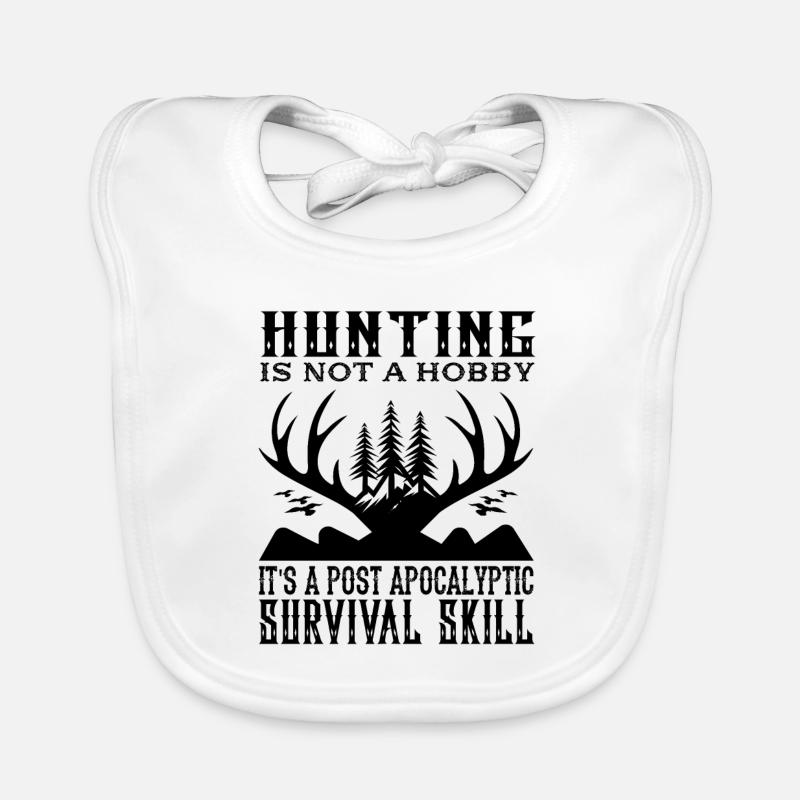 Compétence de survie de chasse Bavoir bio Bébé