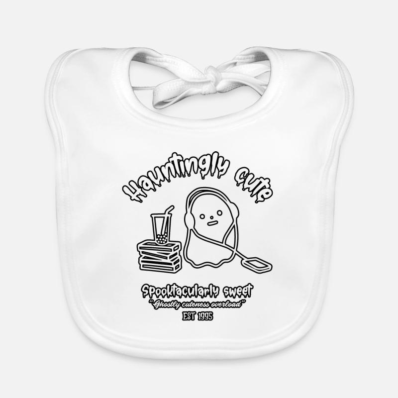 Hauntingly cute. Ghostly cuteness overload - Ghost Baby Bio-Lätzchen