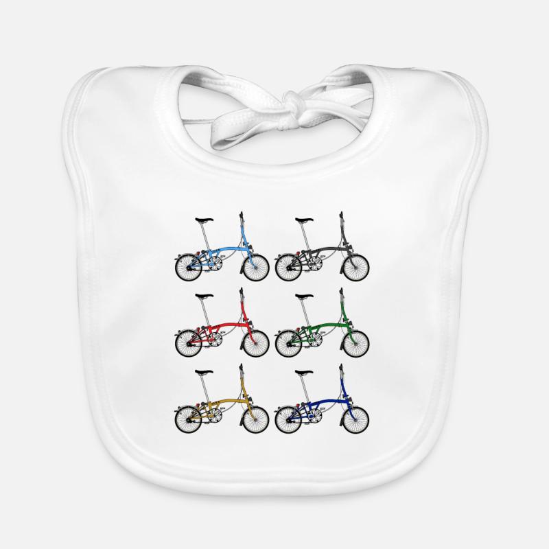Brompton Bikes Organic Baby Bibs