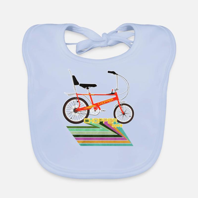 Chopper Bicycle Organic Baby Bibs