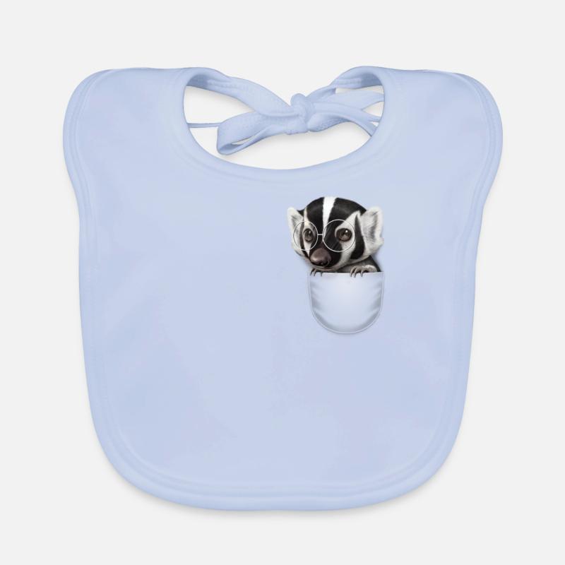 POCKET BADGER Organic Baby Bibs