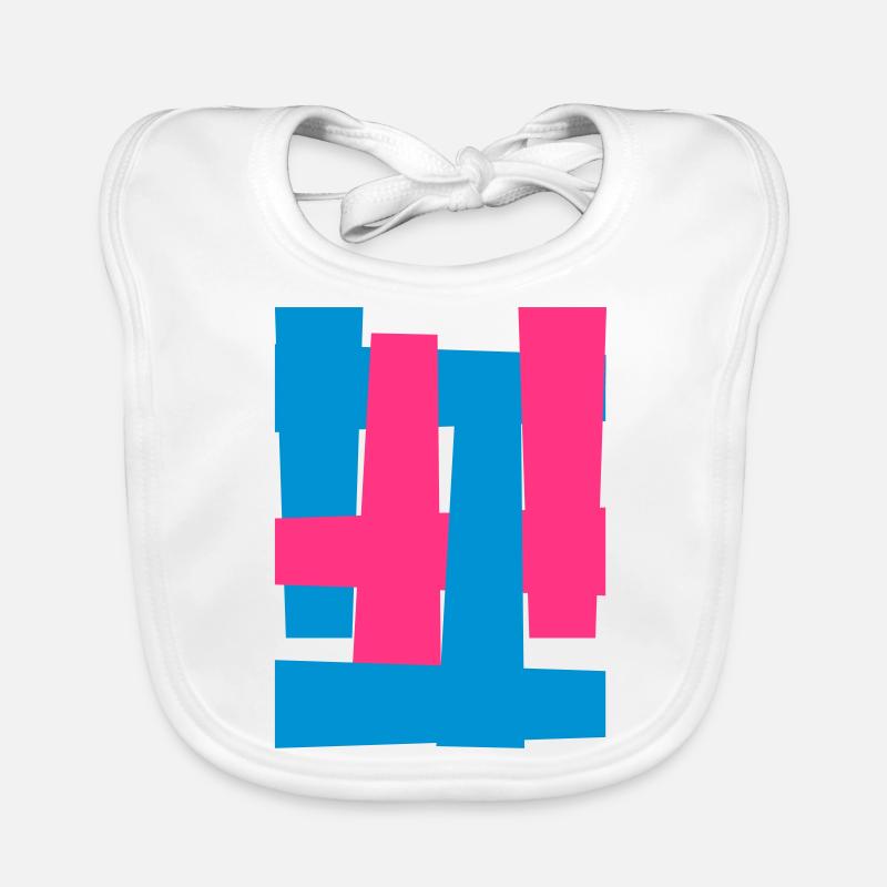 abstract Organic Baby Bibs