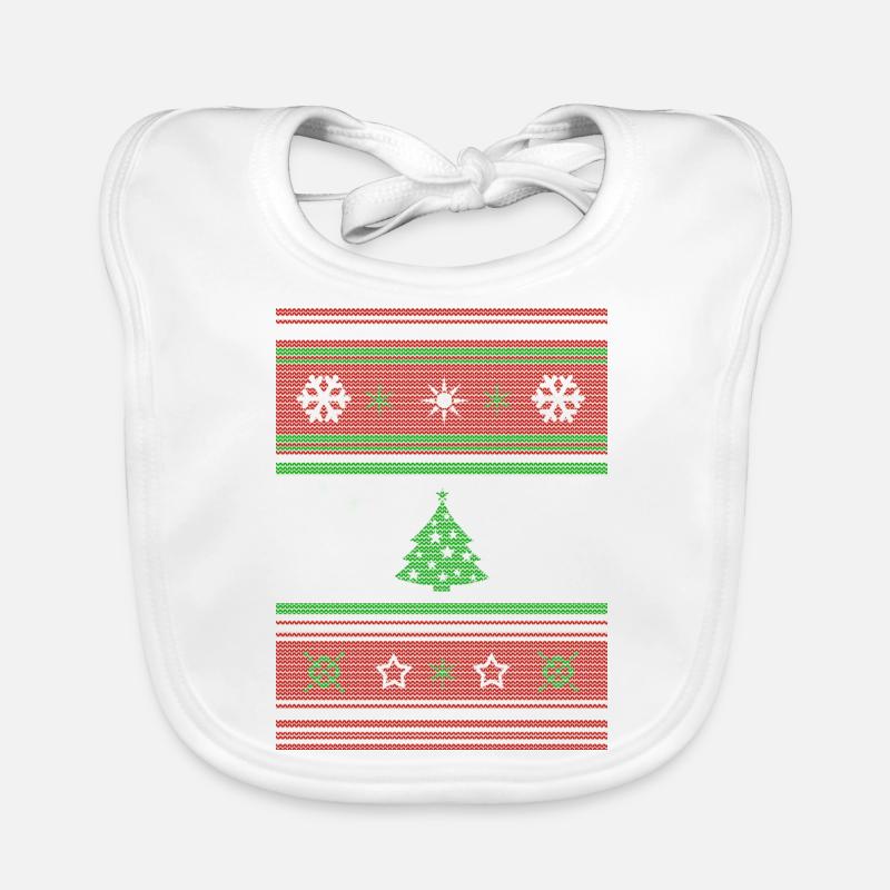 Noël PULL Unicorn Bavoir bio Bébé