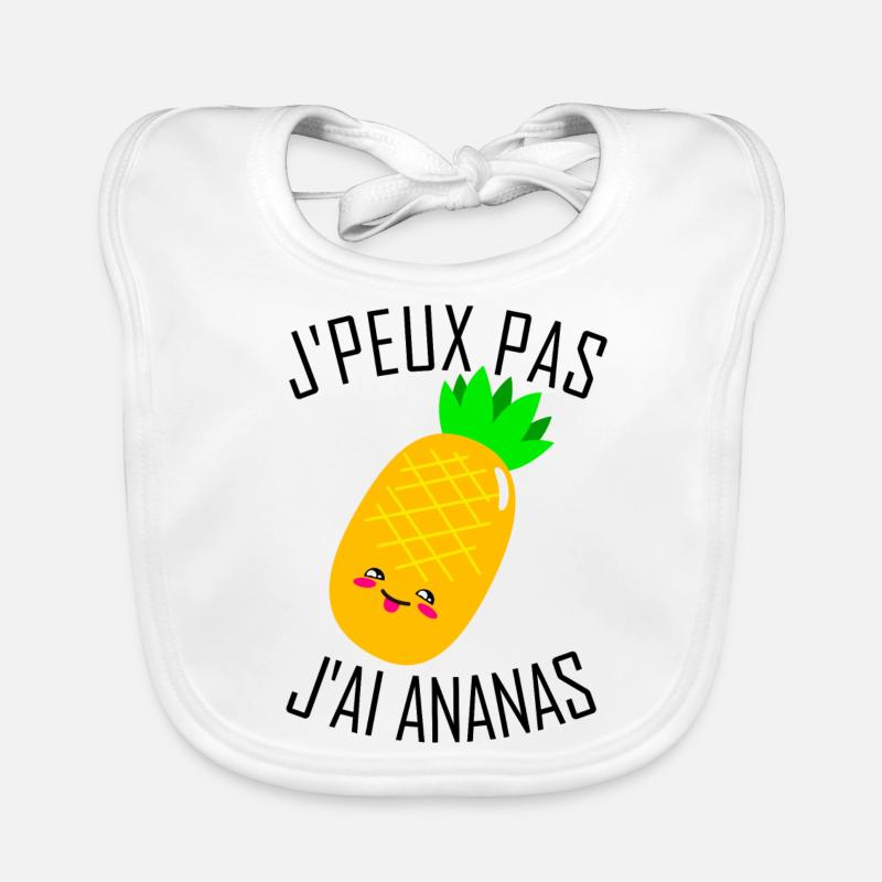 I can not have Pineapple Organic Baby Bibs
