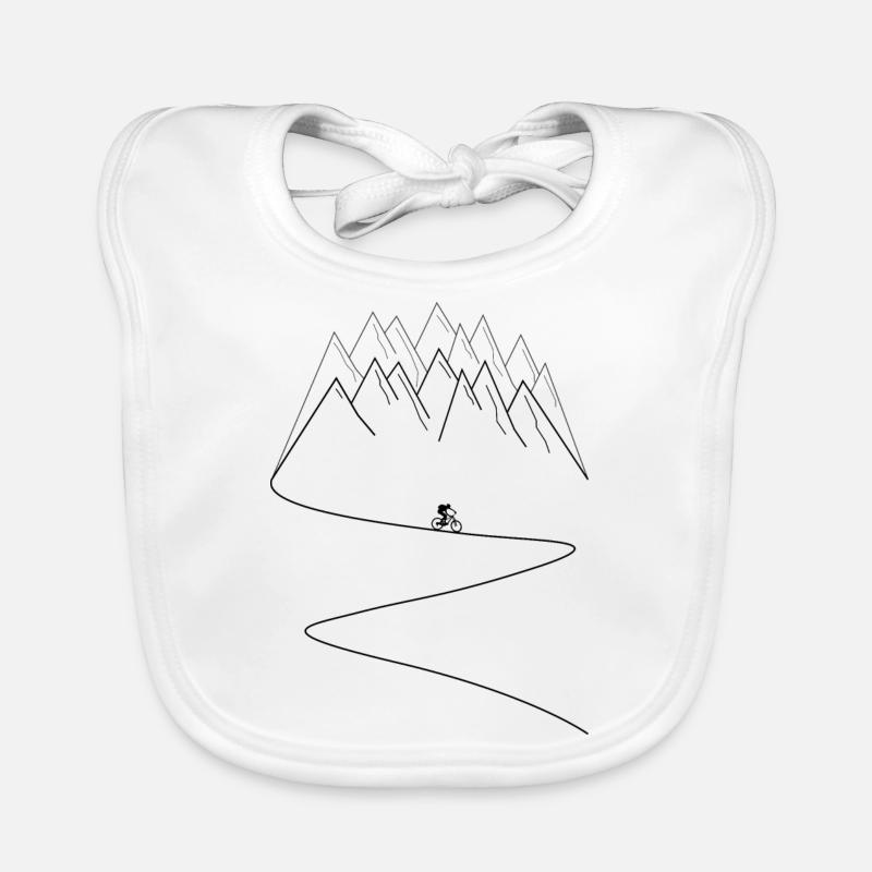 VTT VTT - Bavoir bio Bébé - blanc