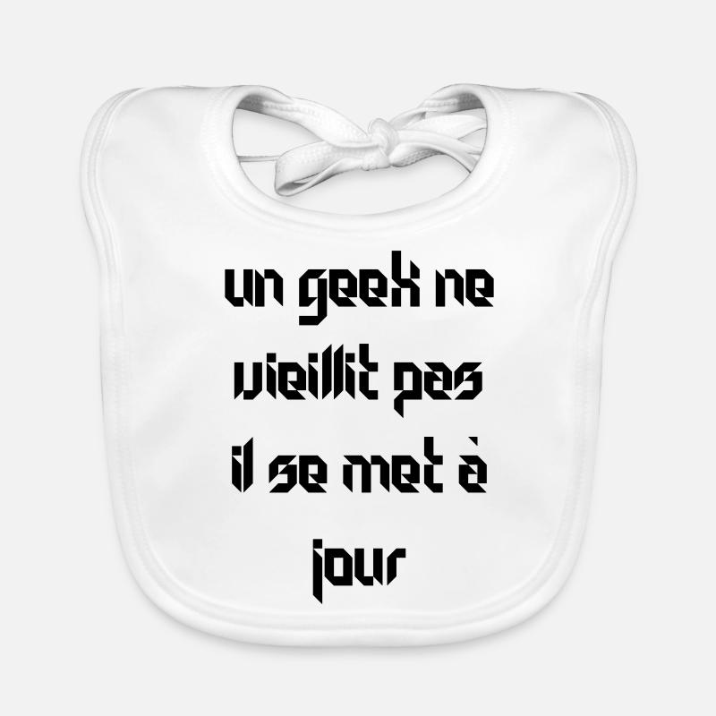 les geeks Bavoir bio Bébé