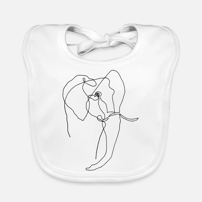 Elefant Baby Bio-Lätzchen