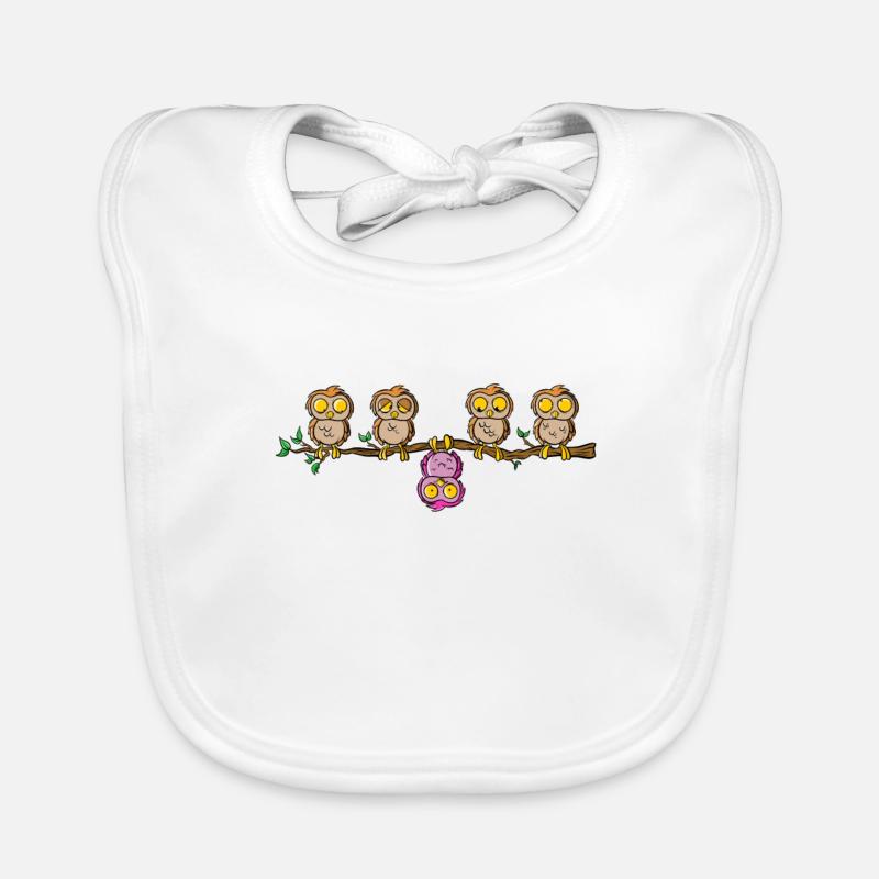 Être différent Bavoir bio Bébé