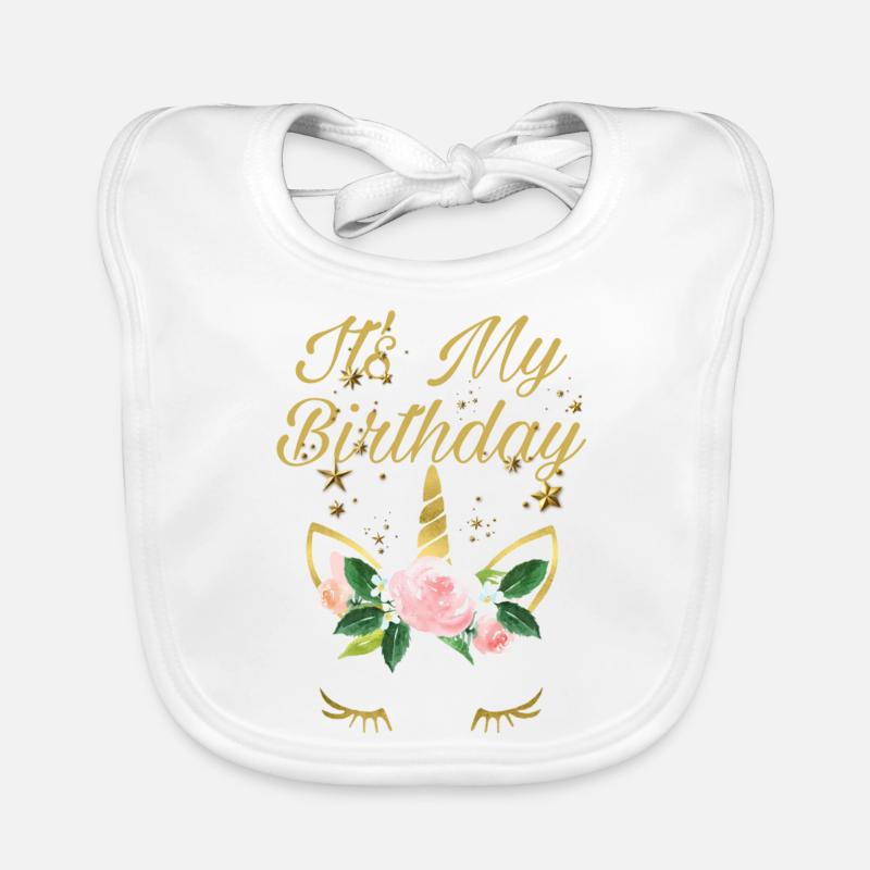 C'est mon anniversaire Bavoir bio Bébé
