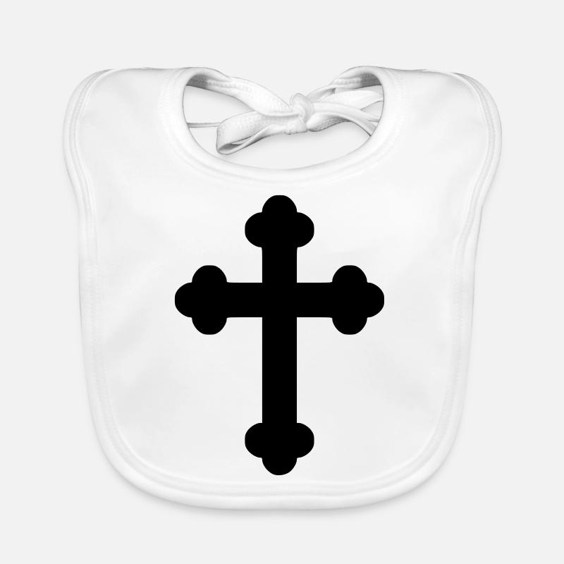 Kreuz Baby Bio-Lätzchen