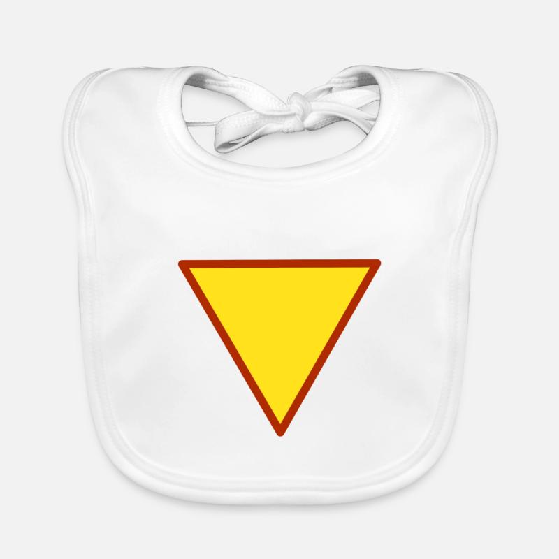 triangle superhéros Bavoir bio Bébé