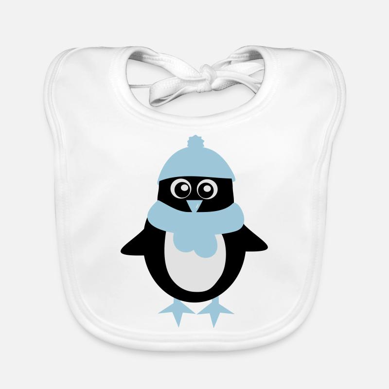 Pinguin - Winter - Weihnachten Baby Bio-Lätzchen