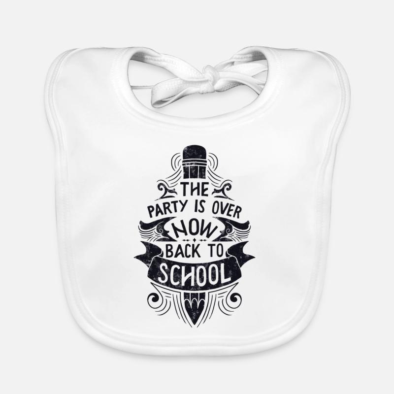 Back To School Organic Baby Bibs