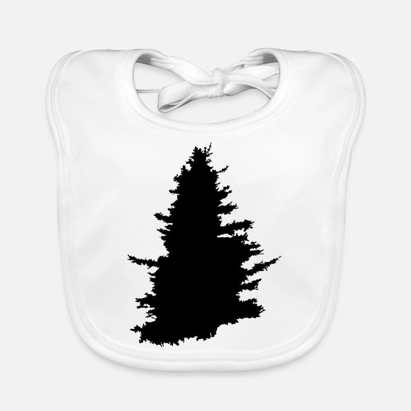 Arbre, Tree, wood, forest Bavoir bio Bébé