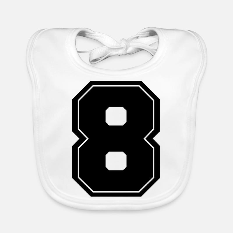 8 Organic Baby Bibs