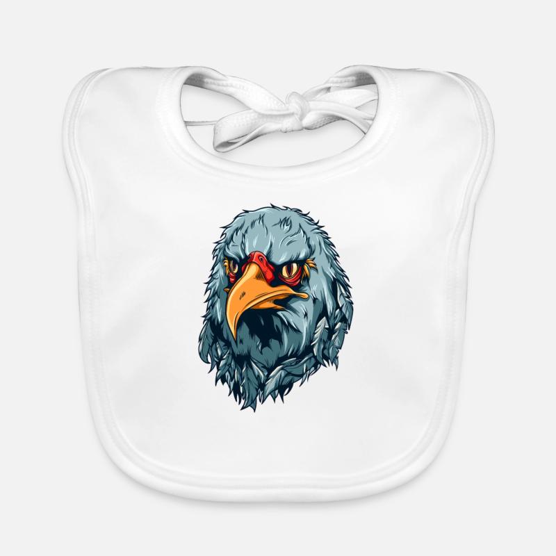 Eagle Eagle Head Organic Baby Bibs