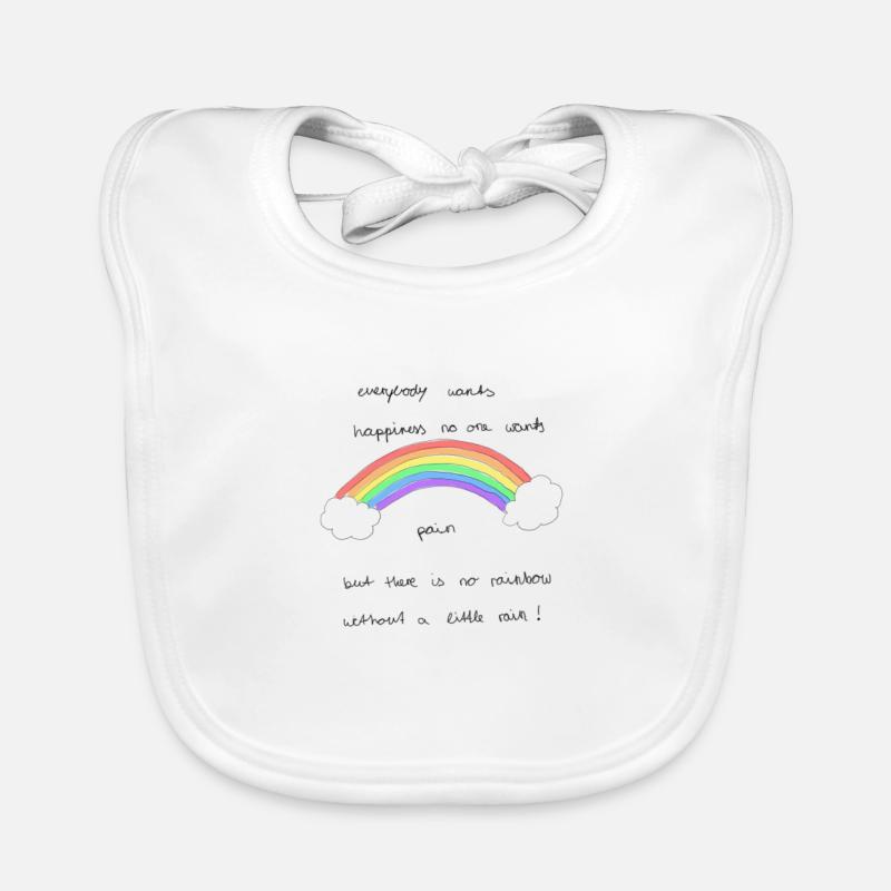 Regenbogen Baby Bio-Lätzchen