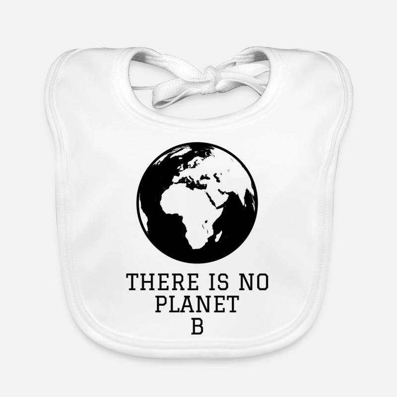IL N'Y A PAS DE PLANÈTE B Bavoir bio Bébé