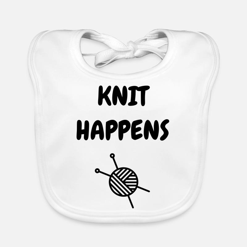 Stricken / stricker / Sticken / mode Baby Bio-Lätzchen
