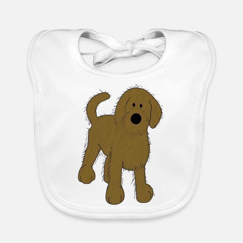 Idée cadeau chiot chien chiot mignon mignon Bavoir bio Bébé