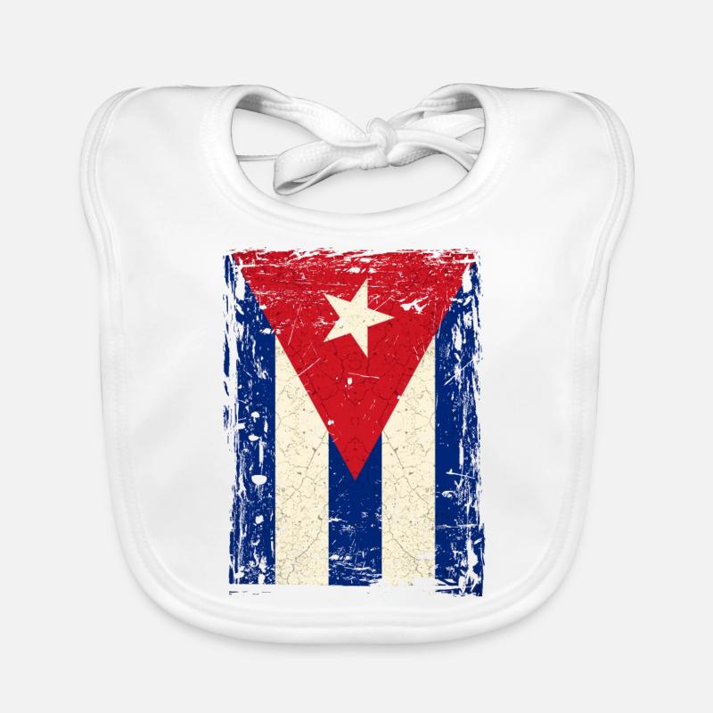 Cuba drapeau Bavoir bio Bébé
