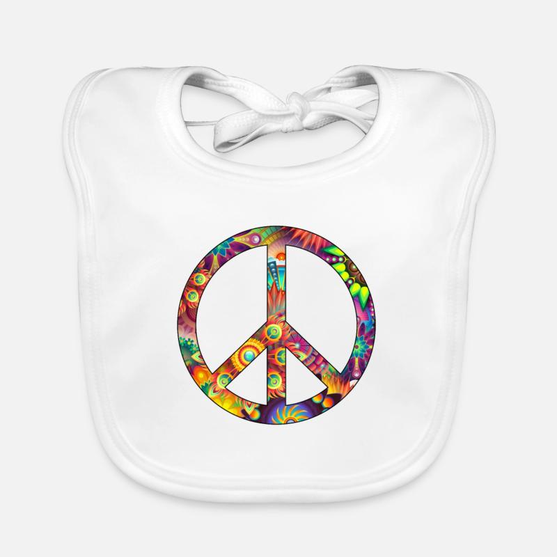 Peace, peace Organic Baby Bibs