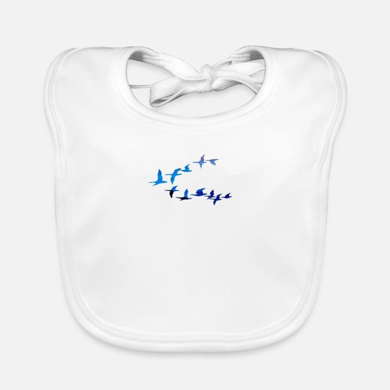 oiseaux Bavoir bio Bébé