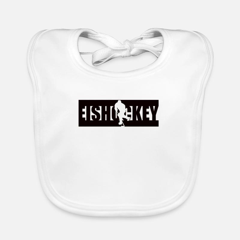 Eishockey - Eishockey TShirt Baby Bio-Lätzchen