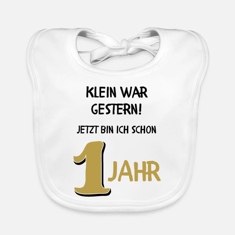 Geburtstagsgeschenk 1. Geburtstag Baby Bio-Lätzchen