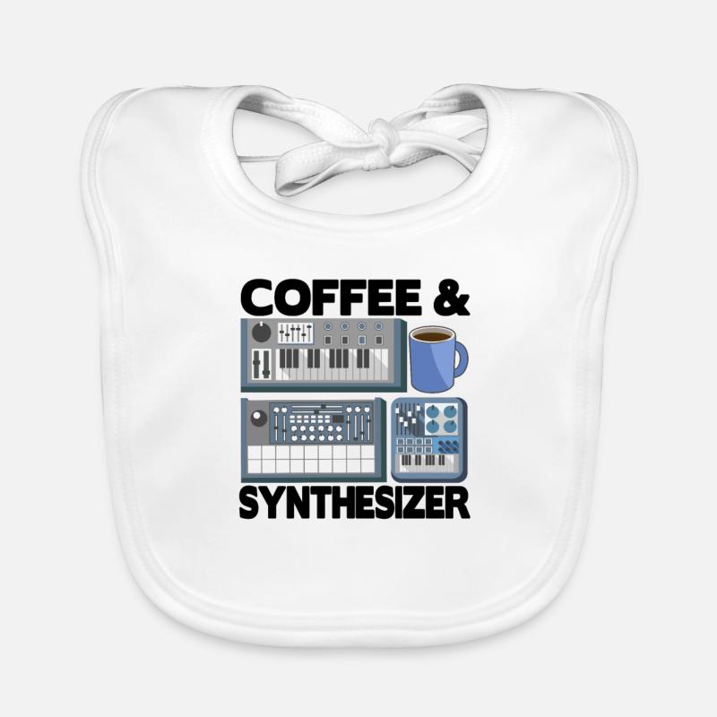 Modular Synthesizer Synth Analog Coffee Coffee Organic Baby Bibs