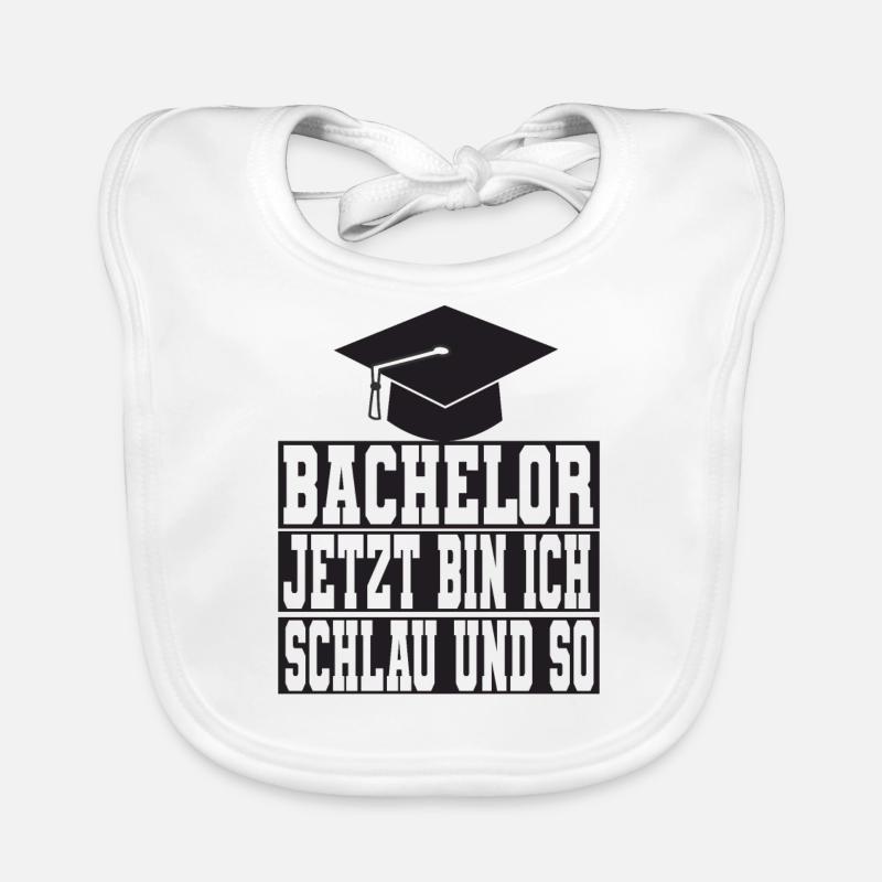 Abschluss Bachelor Studium Student Geschenk Baby Bio-Lätzchen