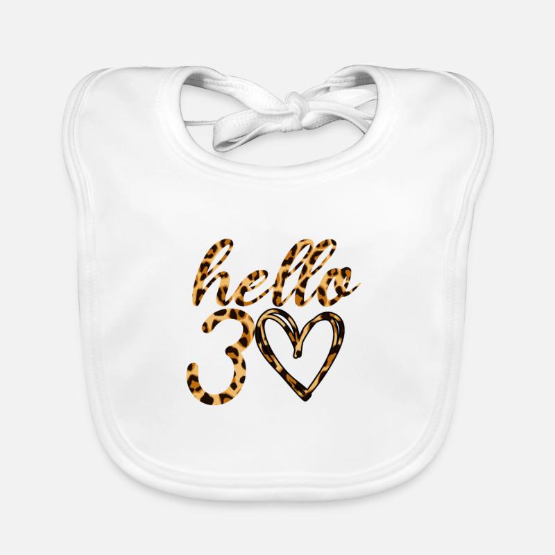 Hello 30 Organic Baby Bibs