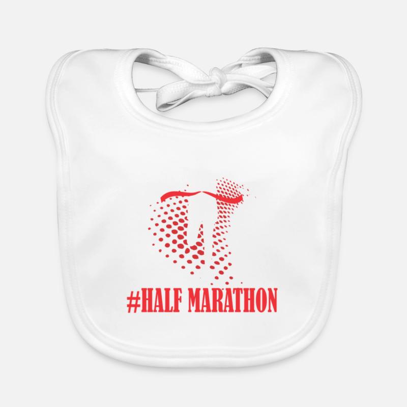 Half marathon Half marathon Organic Baby Bibs