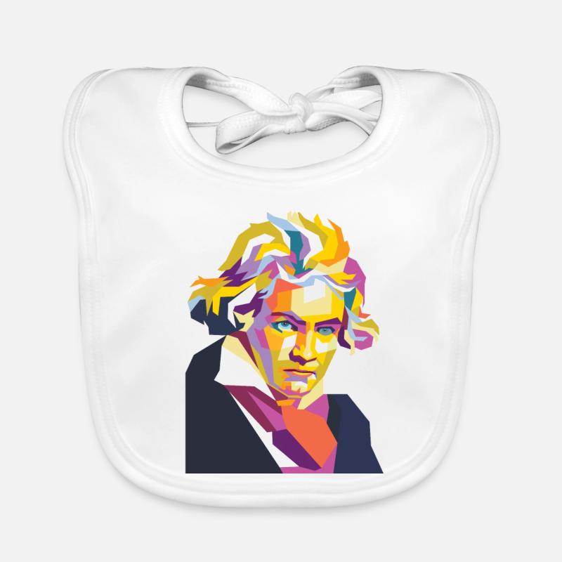 Beethoven gift Organic Baby Bibs