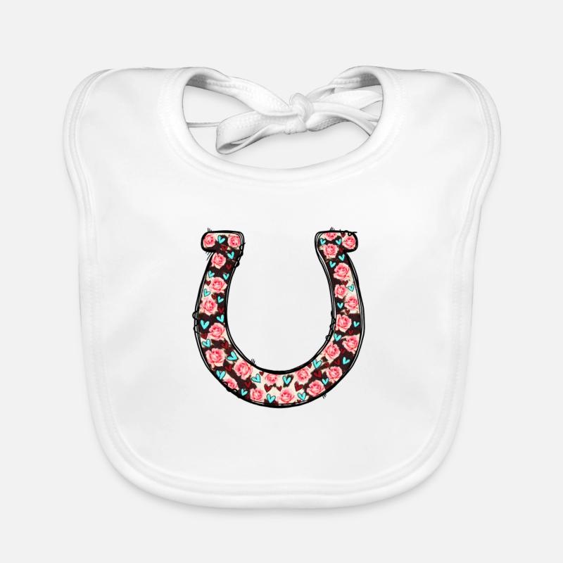 Horseshoe Organic Baby Bibs